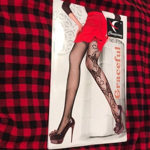 Black Fashion Net Tights